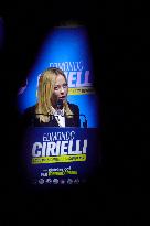 Campaign rally to support Campania regional candidate Edmondo Cirielli - Naples