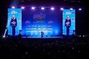 Campaign rally to support Campania regional candidate Edmondo Cirielli - Naples