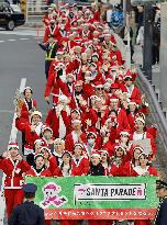 Santa Claus charity parade in Tokyo