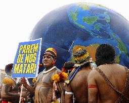 Amazon protection rally near COP30 venue