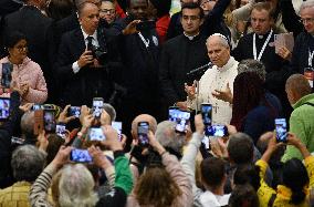 Pope Leo XIV Attends A Special Lunch With Indigent People - Vatican