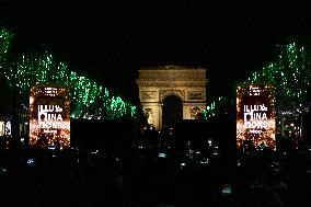 Champs Elysees Launches Christmas Lights NB
