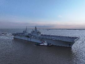 China's first Type 076 amphibious assault ship, the Sichuan