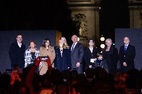 Champs Elysees Launches Christmas Lights NB