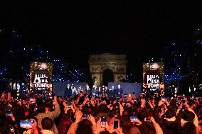 Champs Elysees Launches Christmas Lights NB