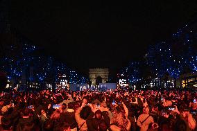 Champs Elysees Launches Christmas Lights NB