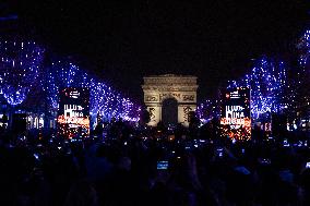 Champs Elysees Launches Christmas Lights NB