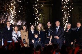 Champs Elysees Launches Christmas Lights NB