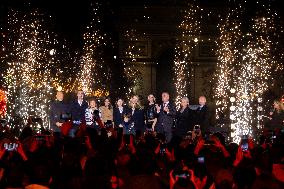 Champs Elysees Launches Christmas Lights NB