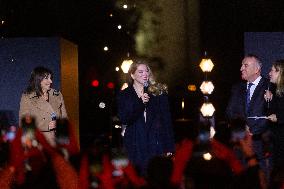 Champs Elysees Launches Christmas Lights NB