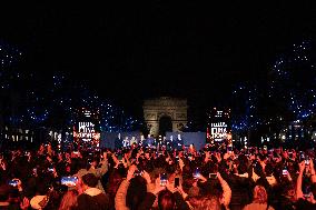 Champs Elysees Launches Christmas Lights NB