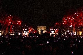 Champs Elysees Launches Christmas Lights NB