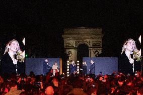 Champs Elysees Launches Christmas Lights NB