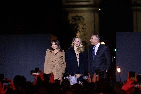 Champs Elysees Launches Christmas Lights NB