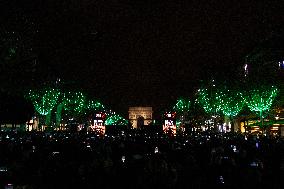 Champs Elysees Launches Christmas Lights NB