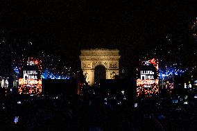 Champs Elysees Launches Christmas Lights NB