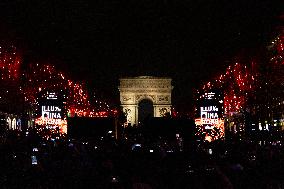 Champs Elysees Launches Christmas Lights NB