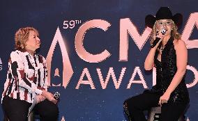 The 59th Annual CMA Awards Host Press Conference