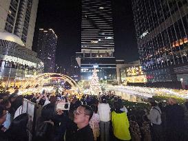 Giant Christmas Tree in Chongqing