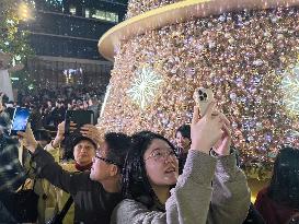 Giant Christmas Tree in Chongqing