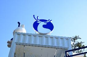 Luckin Coffee Container Themed Store in Fuzhou