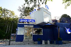 Luckin Coffee Container Themed Store in Fuzhou