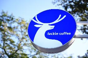 Luckin Coffee Container Themed Store in Fuzhou