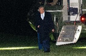 Trump Return from Florida