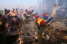 Factory Blast Aftermath Search Operations - Hyderabad