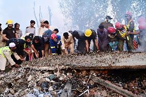 Factory Blast Aftermath Search Operations - Hyderabad