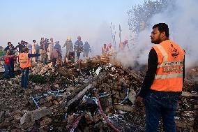 Factory Blast Aftermath Search Operations - Hyderabad