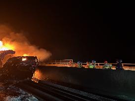 Chain Collision Aftermath - North Gyeongsang