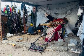 Weather Conditions Exacerbate Difficulties in Camps - Khan Yunis