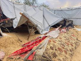 Weather Conditions Exacerbate Difficulties in Camps - Khan Yunis