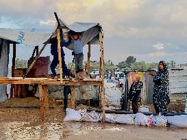 Weather Conditions Exacerbate Difficulties in Camps - Khan Yunis