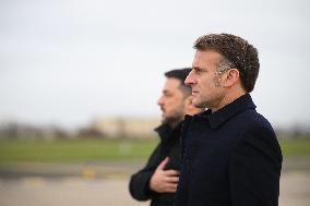 Volodymyr Zelensky Arrival Visit - Villacoublay