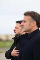 Volodymyr Zelensky Arrival Visit - Villacoublay