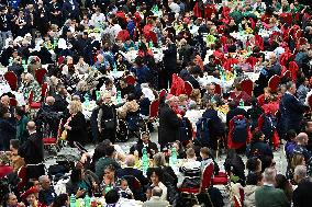 Pope Leo XIV Attends World Day of the Poor Lunch - Vatican