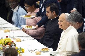 Pope Leo XIV Attends World Day of the Poor Lunch - Vatican