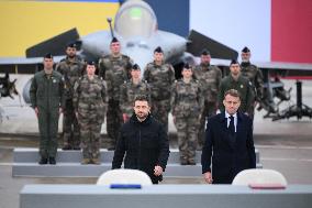 Volodymyr Zelensky Arrival Visit - Villacoublay