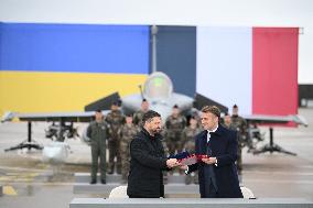 Volodymyr Zelensky Arrival Visit - Villacoublay