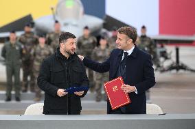 Volodymyr Zelensky Arrival Visit - Villacoublay