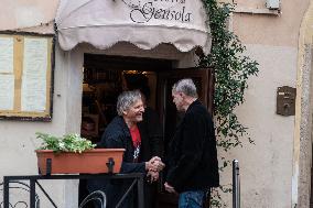 VIP's at the Osteria La Gensola - Rome