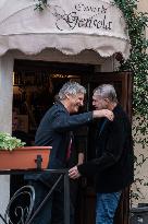 VIP's at the Osteria La Gensola - Rome