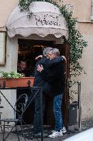 VIP's at the Osteria La Gensola - Rome