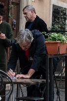 VIP's at the Osteria La Gensola - Rome