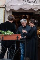 VIP's at the Osteria La Gensola - Rome