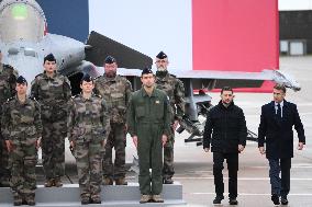 Volodymyr Zelensky Arrival Visit - Villacoublay