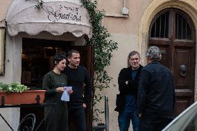 VIP's at the Osteria La Gensola - Rome