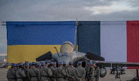 Volodymyr Zelensky Arrival Visit - Villacoublay